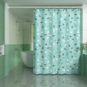 Scandinavian Shower Fabric Curtain