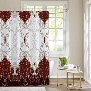 Vintage Bohemian Shower Curtain Bathroom Curtain